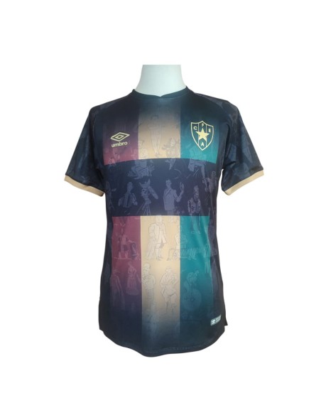 camiseta estrela da amadora umbro away negra