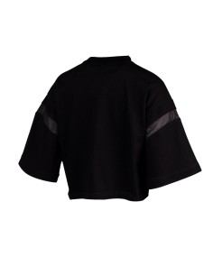 Camiseta Umbro Mujer Alto Crop Tee Negra 2