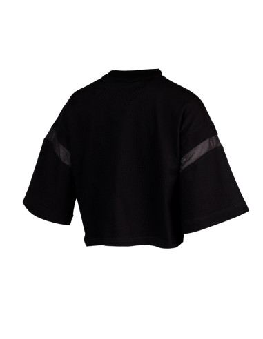 Camiseta Umbro Mujer Alto Crop Tee Negra