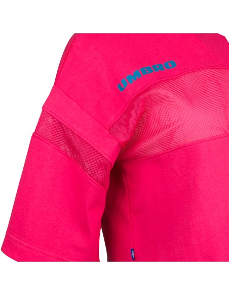 Camiseta Umbro Mujer Alto Crop Tee Fucsia