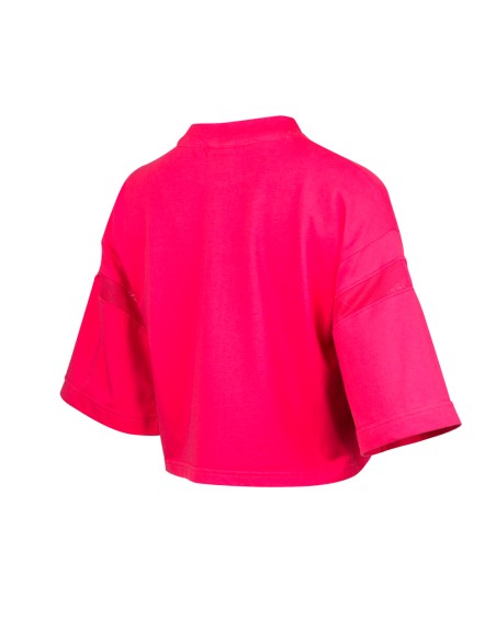 Camiseta Umbro Mujer Alto Crop Tee Fucsia