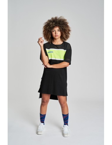 Vestido Umbro Alto Dress Black / Brigt White / Safety Yellow