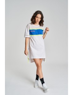 Vestido Umbro Alto Dress Bright White / Safety Yellow / Electric Blue 2