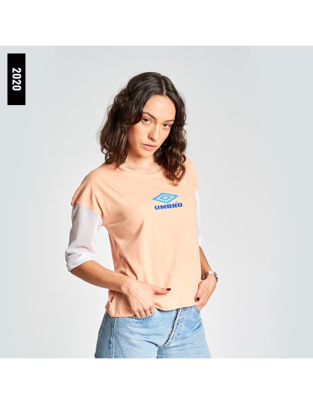 Camiseta Umbro Mujer Kaval Rosa
