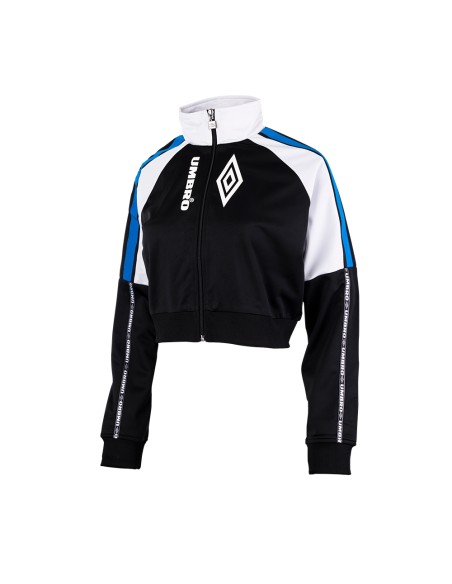 Chaqueta Umbro Mujer Alba BLACK / WHITE / ELECTRIC BLUE