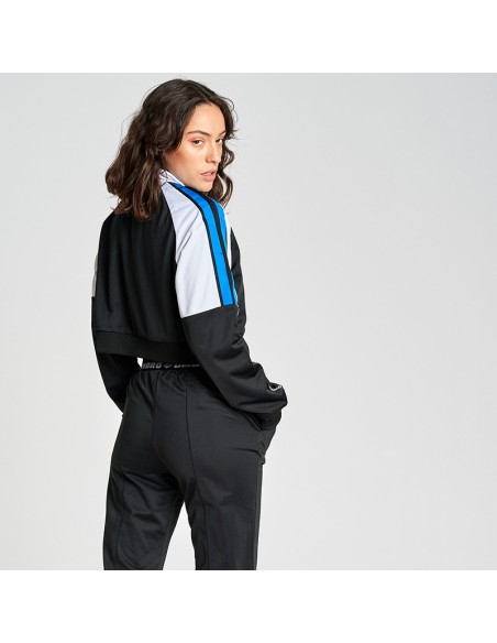 Chaqueta Umbro Mujer Alba BLACK / WHITE / ELECTRIC BLUE