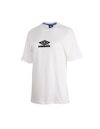 Camiseta Umbro MujerClassico 2.0 Boyfriend Blanca