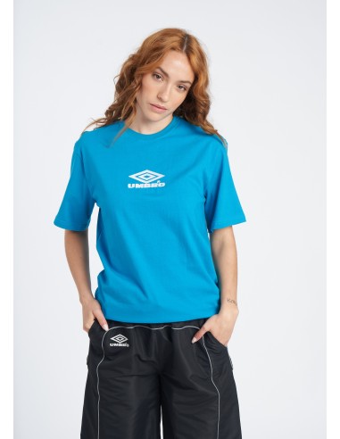 Camiseta Umbro Mujer 2.0 Boyfriend Tee Skydive Azul