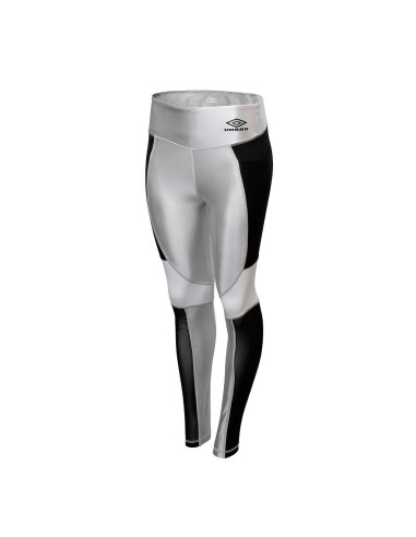 Malla Umbro Mujer Reflective Tech Performance Tight Plata