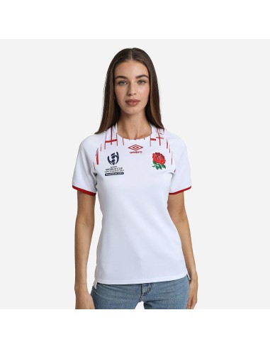 Camiseta Umbro Mujer England Rugby 22/23 Blanca