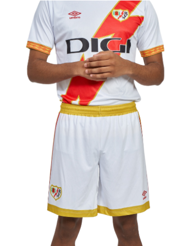 Short Rayo Vallecano Home 23-24 Umbro Junior Blanco