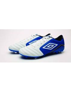 BOTA DE FÚTBOL UMBRO CLASSICO XII FG - JNR - BLUE / WHITE