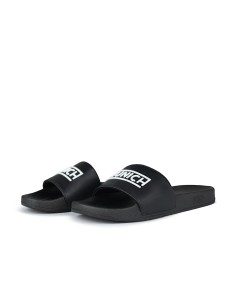 Chancla Munich Flat Slider Negra