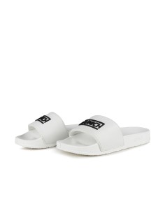 Chancla Munich Flat Sider Blanco