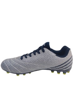 Bota de fútbol umbro hombre Toccare blanca y azul 2
