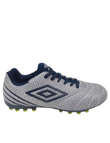 Bota de fútbol umbro hombre Toccare blanca y azul