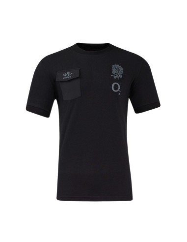 Camiseta Umbro England Rugby 24-25 Presentation Tee (O2) Black