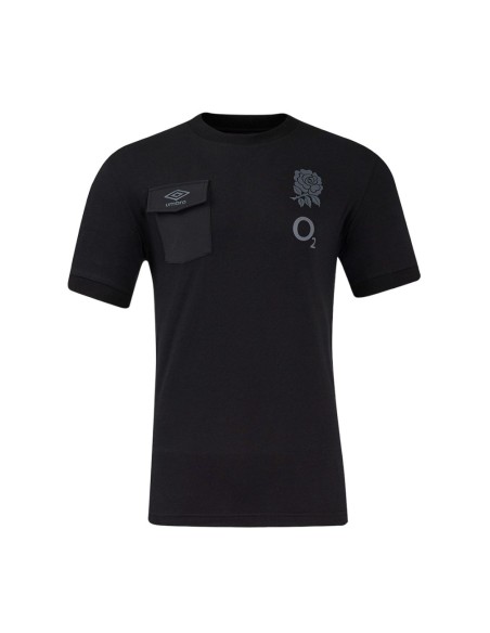 Camiseta Umbro England Rugby 24-25 Presentation Tee (O2) Black