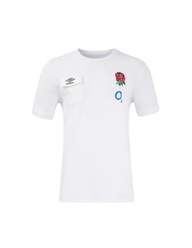 Camiseta Umbro England Rugby 24-25 Presentation Tee (O2) Brilliant White