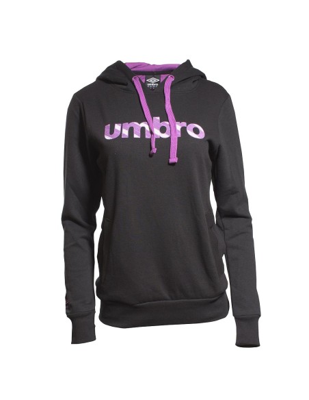 Sudadera Umbro Mujer Hoodie Negra