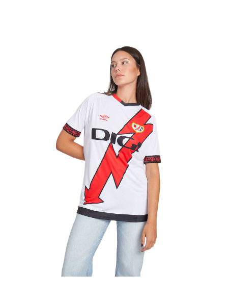 Camiseta Rayo Vallecano Home/22 Jersey Umbro Junior Blanca