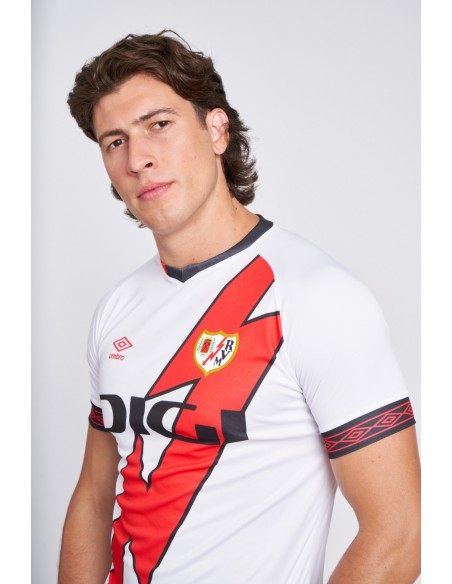 Camiseta Rayo Vallecano Home/22 Jersey Umbro Junior Blanca