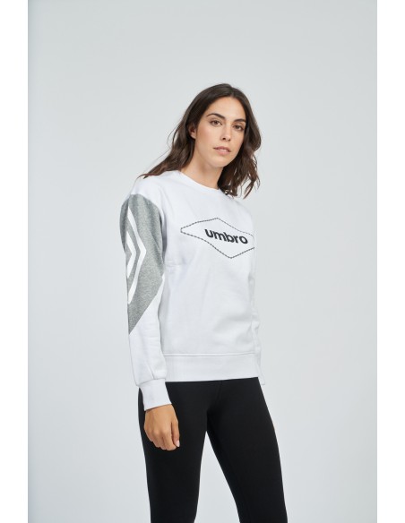 Sudadera Umbro Mujer Batura Blanca