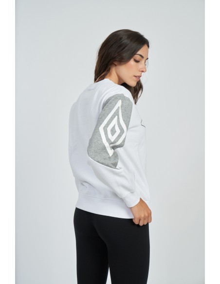 Sudadera Umbro Mujer Batura Blanca