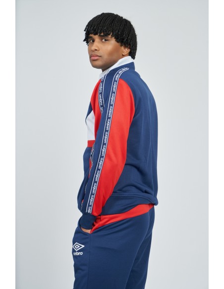 Chándal umbro hombre Kanchenjunga azul marino, blanco y rojo