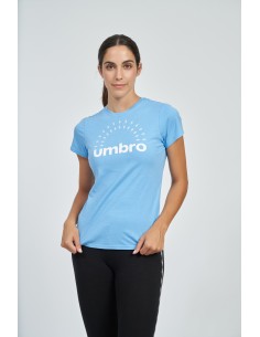 camiseta umbro mujer Kanjut celeste 2