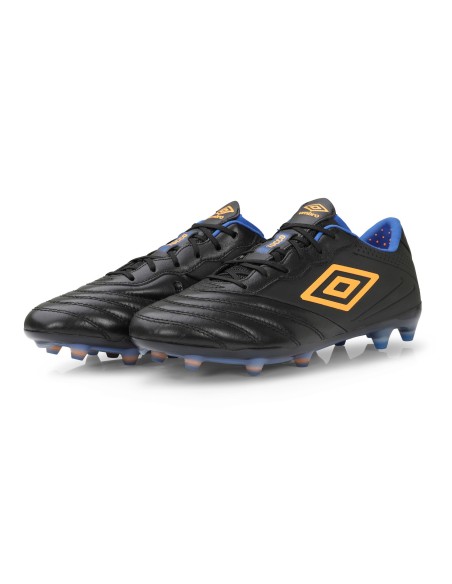 Bota de Fútbol Umbro Tocco III Pro FG Black / Vermillion Orange / Deep Surf
