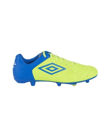 BOTA DE FÚTBOL UMBRO CLASSICO XI FGSAFETY YELLOW / REGAL BLUE / WHITE