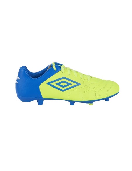 BOTA DE FÚTBOL UMBRO CLASSICO XI FGSAFETY YELLOW / REGAL BLUE / WHITE