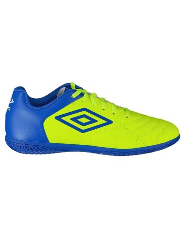 Bota de Fútbol Umbro Classico Xi Ic Safety Yellow / Regal Blue / White