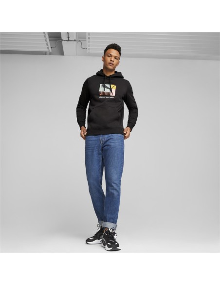 Sudadera Puma Classics Brand Love Negra