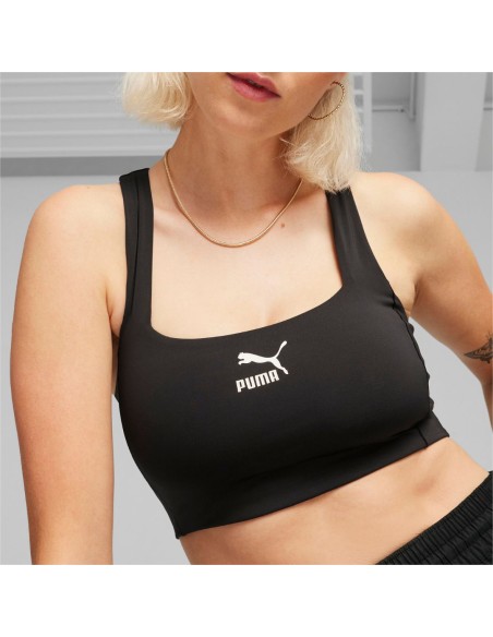 Top Puma Mujer T7 Negro