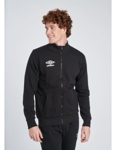 Chaqueta Umbro Hombre Wardrobe Zip Small Logo Black 2