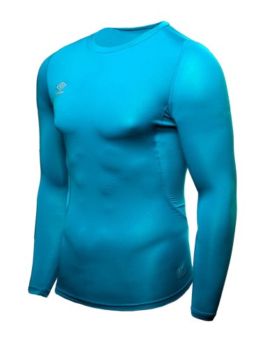 Camiseta Térmica Umbro Core LS Vista Blue Adulto