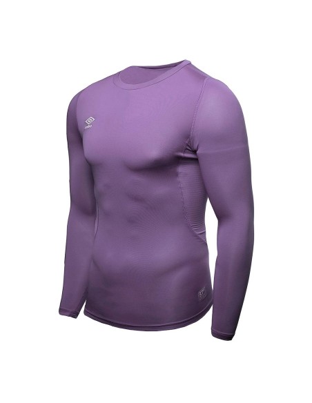 Camiseta Térmica Core LS Umbro Hombre Morada