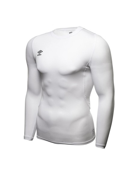 Camiseta Térmica Core LS Umbro Junior Blanca