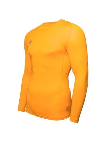 Camiseta Térmica Core LS Umbro Junior Amarilla