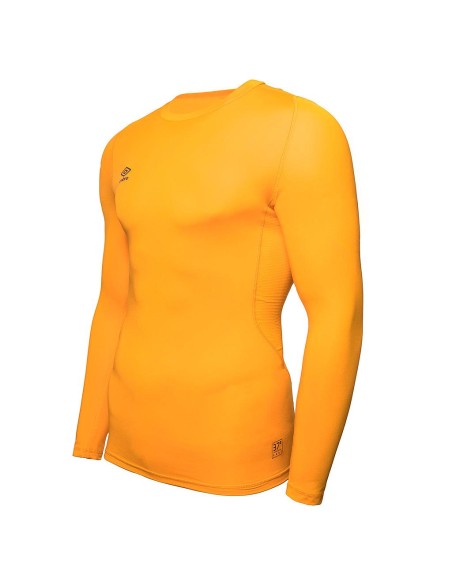 Camiseta Térmica Core LS Umbro Junior Amarilla