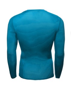 Camiseta Térmica Core LS Umbro Junior Azul 2