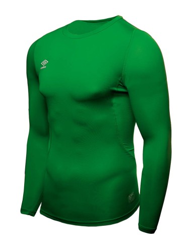 Camiseta Térmica Core LS Umbro Junior Verde