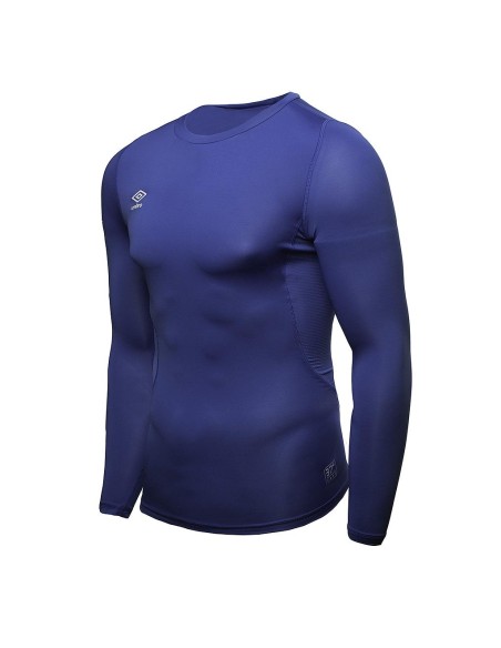 Camiseta Térmica Core LS Umbro Junior Azul