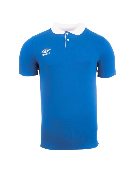 Polo Contrast Pique Umbro Hombre Azul