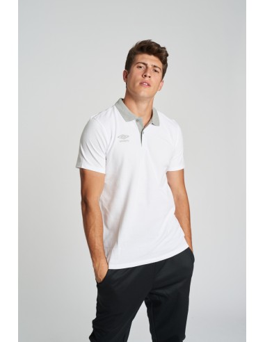 Polo Wardrobe Pique Umbro Hombre Blanco