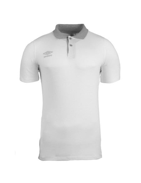 Polo Wardrobe Pique Umbro Hombre Blanco