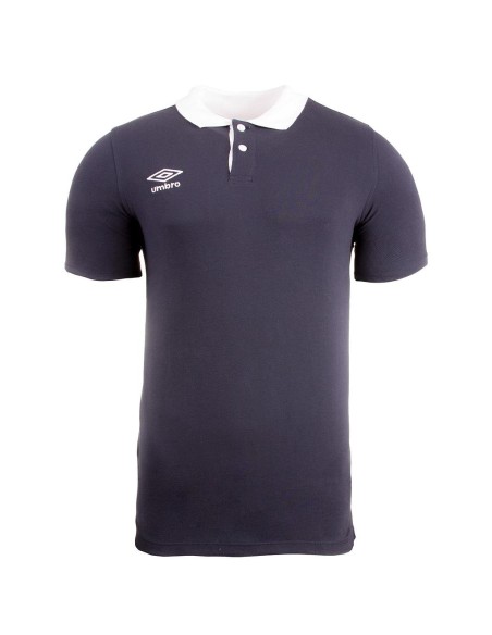 Polo Contrast Pique Umbro Hombre Navy / White