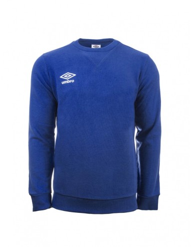 Sudadera Fleece Small Logo Sweat Umbro Hombre Royal / White